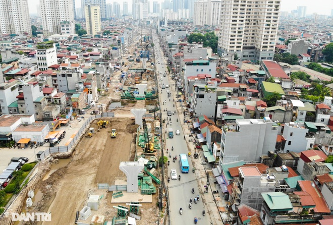 Hà Nội: Toàn cảnh công trường đường vành đai 2 đoạn Minh Khai – Đại La - 13 Hà Nội: Toàn cảnh công trường đường vành đai 2 đoạn Minh Khai – Đại La - 13