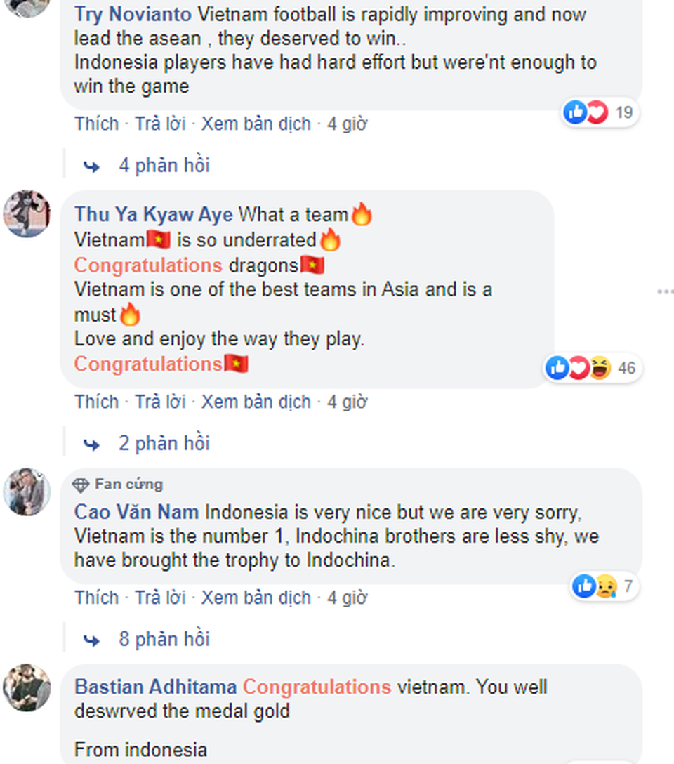 Cổ động viên Indonesia ngả mũ, thừa nhận U22 Việt Nam quá mạnh - 3 Cổ động viên Indonesia ngả mũ, thừa nhận U22 Việt Nam quá mạnh - 3