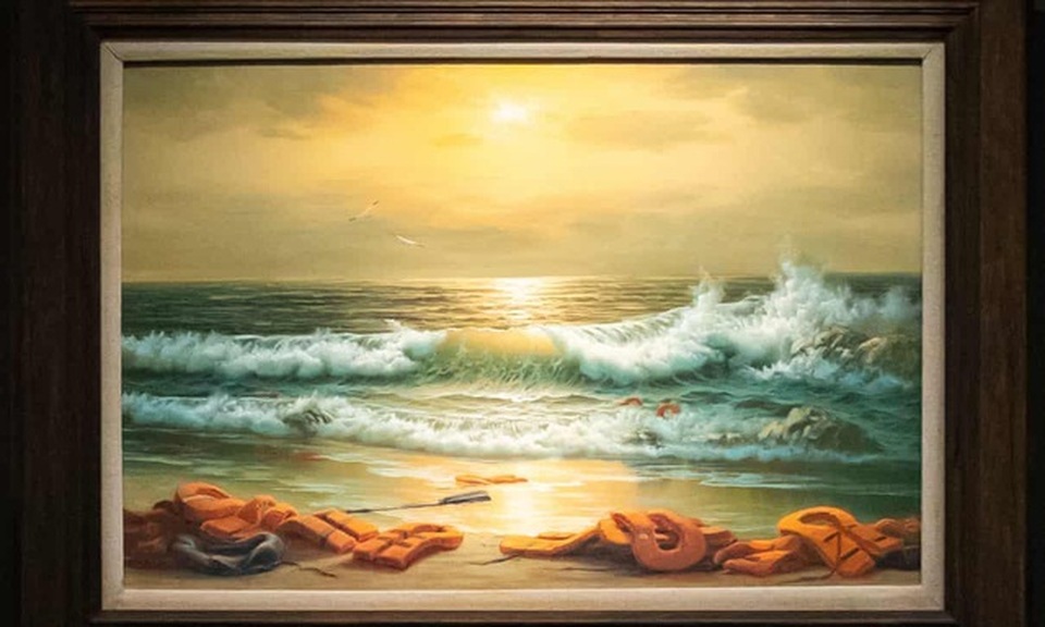 Bộ ba bức tranh khắc họa cảnh biển đạt mức giá 66 tỷ đồng - 3