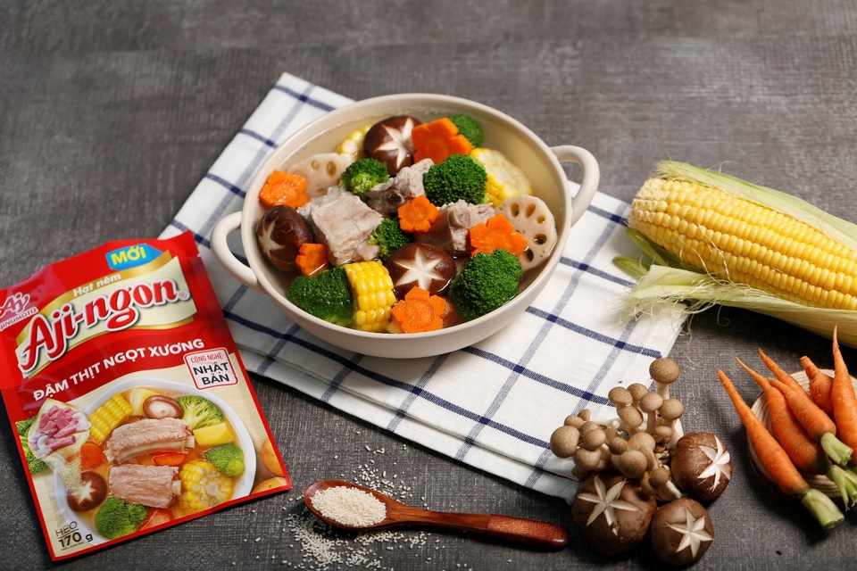 Ra mắt hạt nêm Aji-ngon® heo công thức cải tiến mới - 2 Ra mắt hạt nêm Aji-ngon® heo công thức cải tiến mới - 2