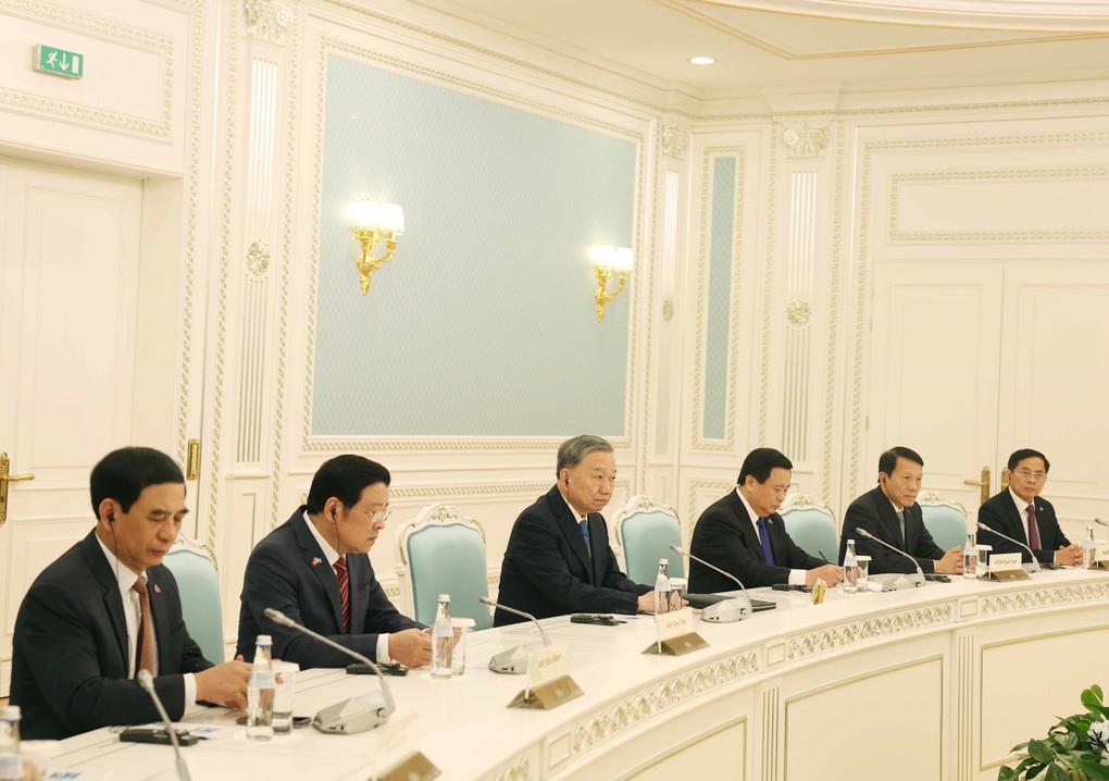 Tổng Bí thư Tô Lâm hội đàm với Tổng thống Kazakhstan - 3 Tổng Bí thư Tô Lâm hội đàm với Tổng thống Kazakhstan - 3