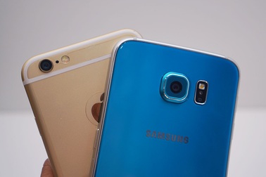 Samsung Galaxy S6 chính hãng đọ camera cùng iPhone 6 