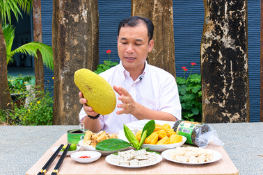 Độc đáo chế biến mít non thành chả lụa, biến phần bỏ đi thành hàng hóa