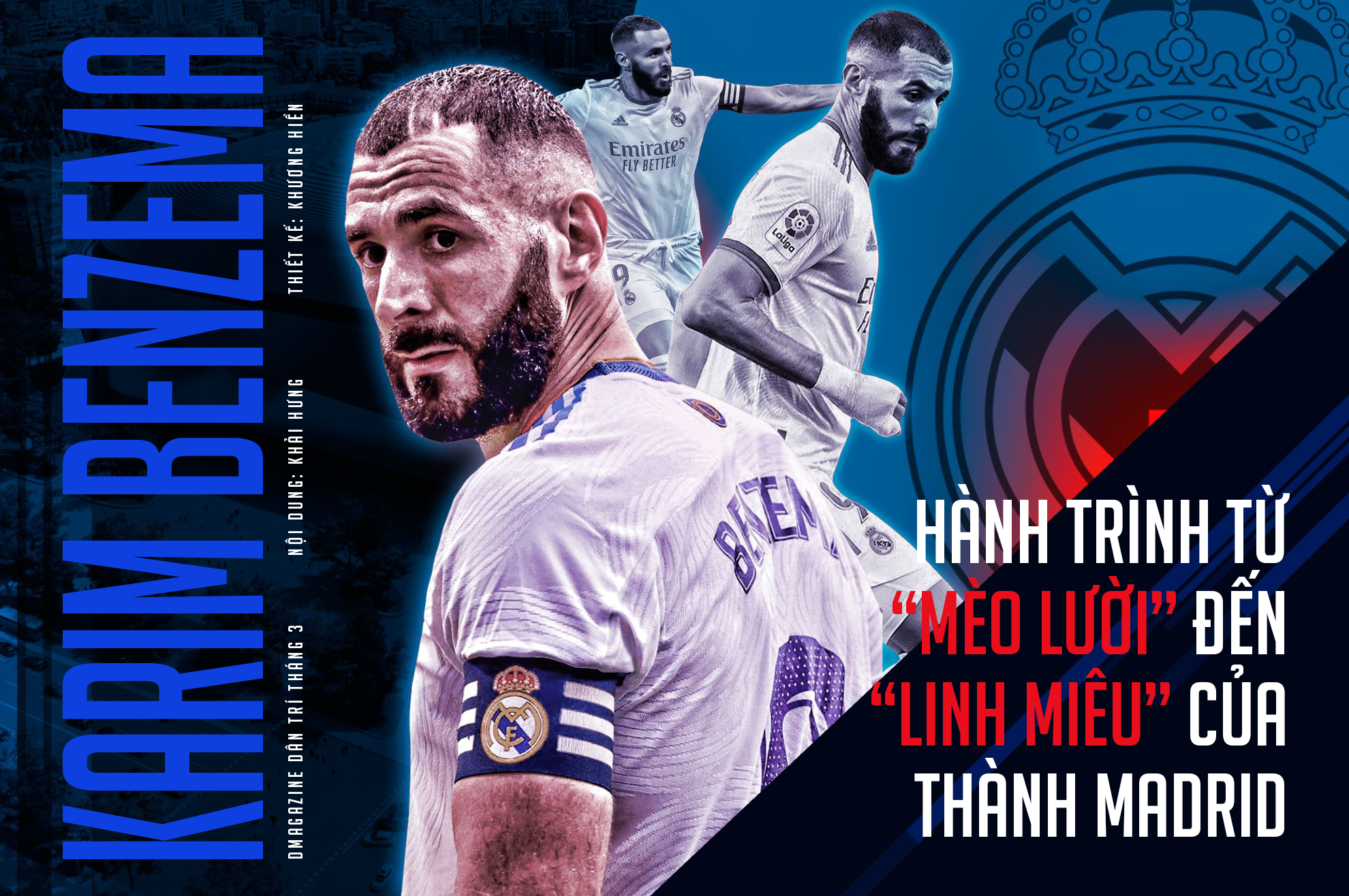 Karim Benzema: Hành trình từ "mèo lười" đến "linh miêu" của thành Madrid