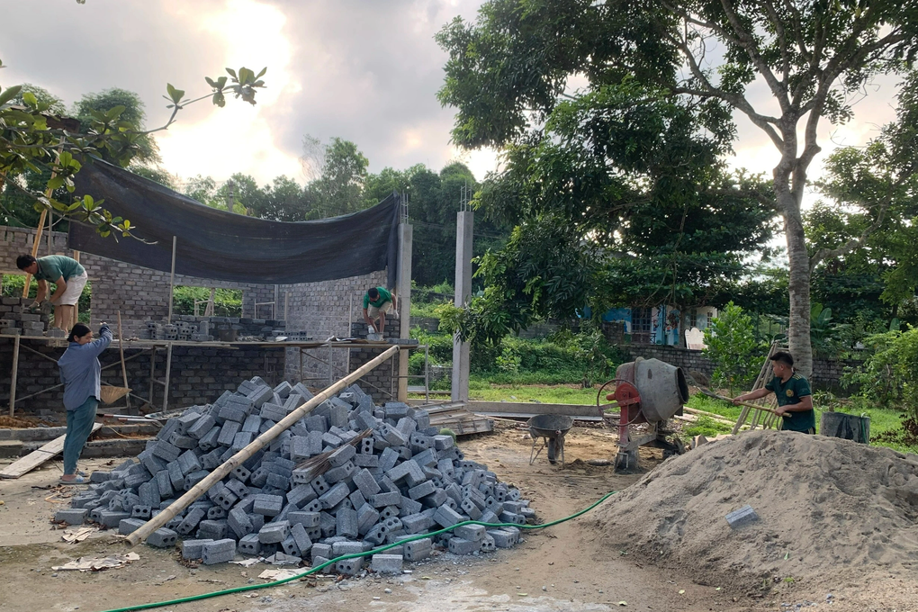 Gấp rút thi công điểm trường Thành Lợp, Thanh Hóa - 1 Gấp rút thi công điểm trường Thành Lợp, Thanh Hóa - 1