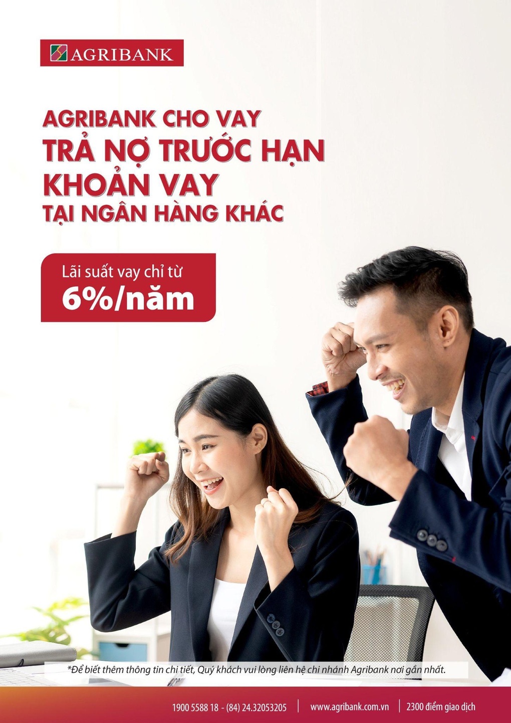 Agribank cho vay trả nợ trước hạn khoản vay tại các ngân hàng khác - 1 Agribank cho vay trả nợ trước hạn khoản vay tại các ngân hàng khác - 1