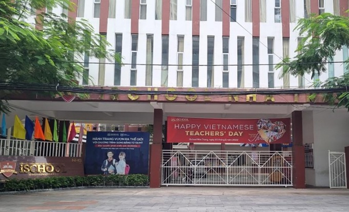 Trường iSchool Nha Trang nơi xảy ra vụ việc 