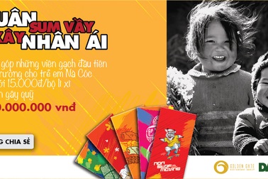 Golden Gate chung tay cùng Dân trí xây phòng học ở Lai Châu