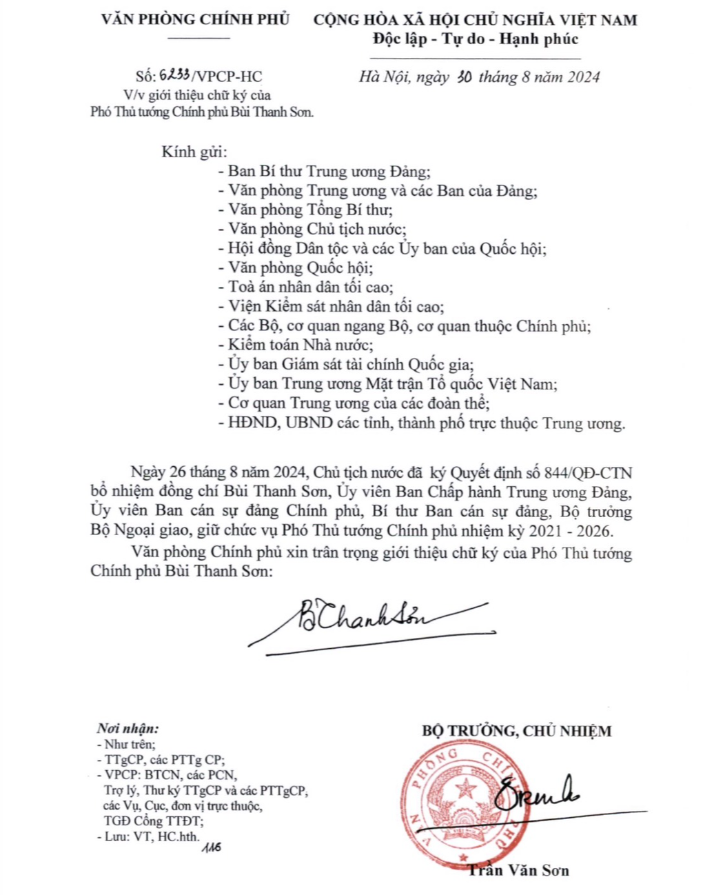 Giới thiệu chữ ký của 3 tân Phó Thủ tướng - 3 Giới thiệu chữ ký của 3 tân Phó Thủ tướng - 3