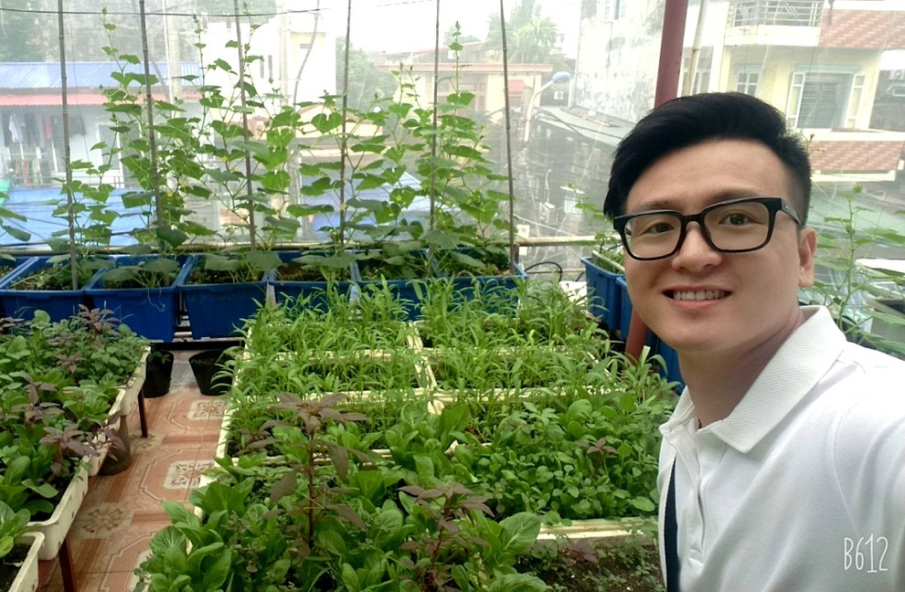 Chăm ba khu vườn sân thượng, 9X Hải Phòng có rau trái sạch dùng quanh năm - 2 Chăm ba khu vườn sân thượng, 9X Hải Phòng có rau trái sạch dùng quanh năm - 2