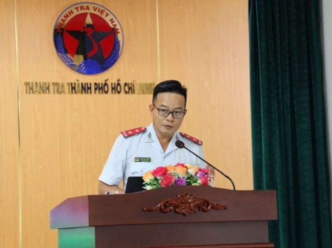 Trưởng phòng Thanh tra phòng, chống tham nhũng Trịnh Minh Vương. (Ảnh: TTBC).