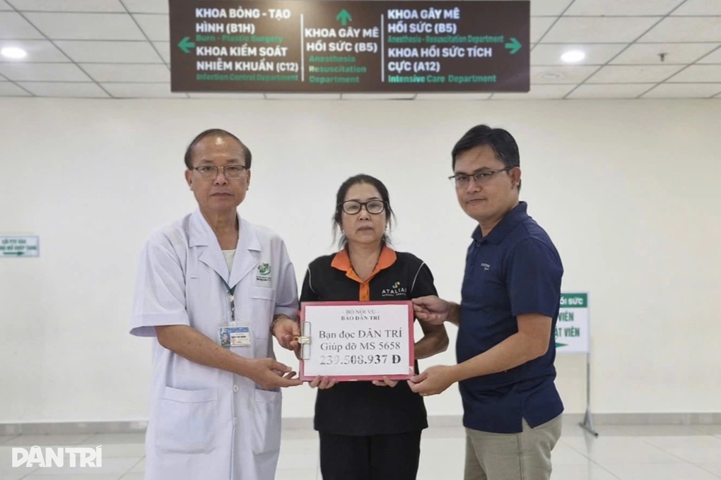 Bạn đọc Dân trí hỗ trợ bệnh nhân Dương Trí Thông gần 240 triệu đồng - 1 Bạn đọc Dân trí hỗ trợ bệnh nhân Dương Trí Thông gần 240 triệu đồng - 1