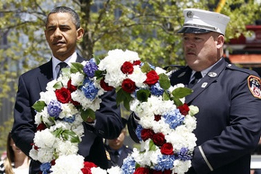 Tổng thống Mỹ thăm khu tưởng niệm 11/9