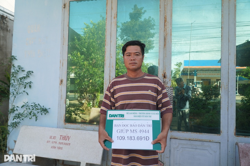 Người đàn ông suy tim, nuôi cha liệt giường được giúp hơn 100 triệu đồng - 1