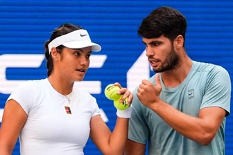 Alcaraz - Raducanu thua chóng vánh ở nội dung đôi nam nữ US Open 2025