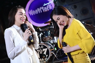 Hà Hồ - Giang Hồng Ngọc âm thầm luyện thanh cho ca khúc mới