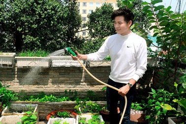 Khám phá không gian xanh bình yên của MC Vũ Mạnh Cường