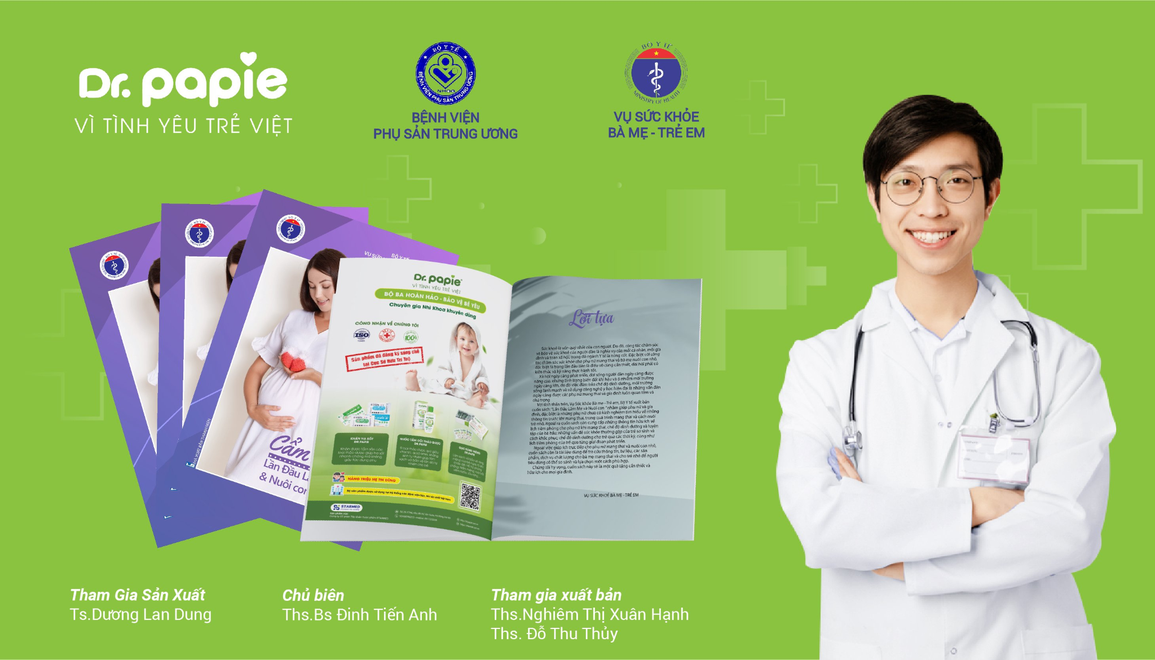 Dr.Papie đồng hành xuất bản cẩm nang Lần đầu làm mẹ Nuôi con - 4 Dr.Papie đồng hành xuất bản cẩm nang Lần đầu làm mẹ Nuôi con - 4