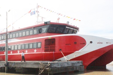 Tàu cao tốc lớn nhất Việt Nam chạy tuyến Sóc Trăng - Côn Đảo