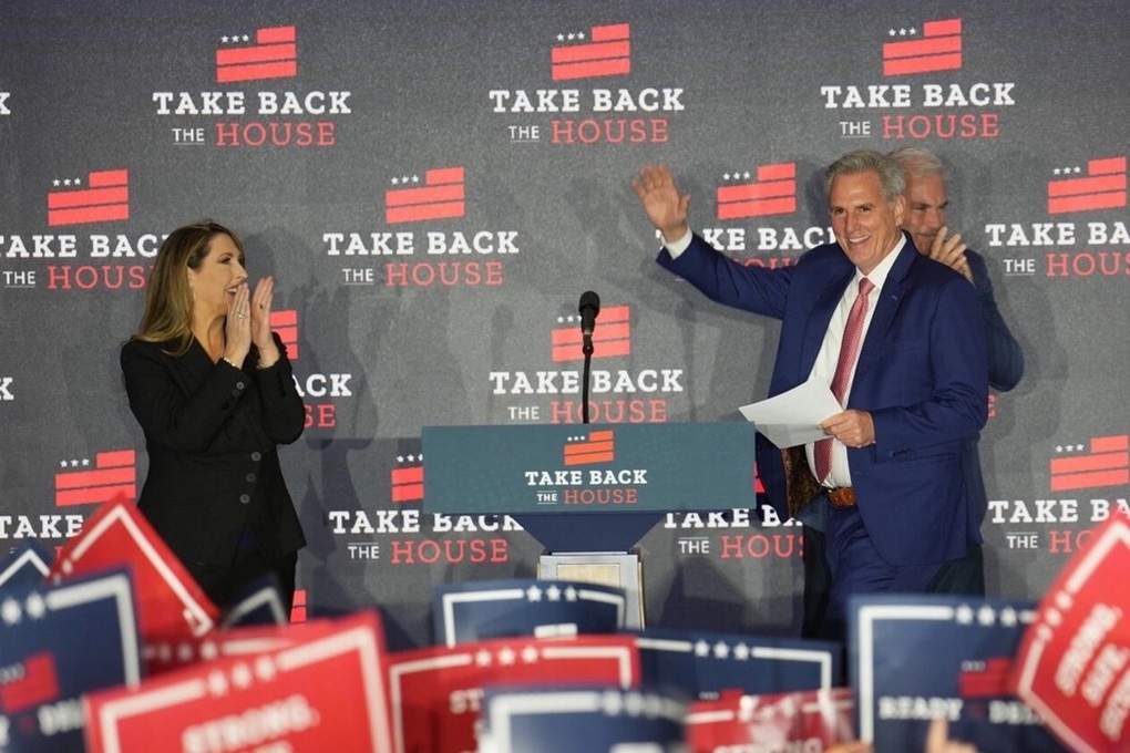 Lãnh đạo phe Cộng hòa tại Hạ viện Mỹ tuyên bố chiến thắng - 1 Lãnh đạo phe Cộng hòa tại Hạ viện Mỹ tuyên bố chiến thắng - 1