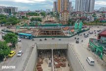 Hầm chui Kim Đồng - Giải Phóng lộ hình hài cơ bản sau gần 3 năm thi công