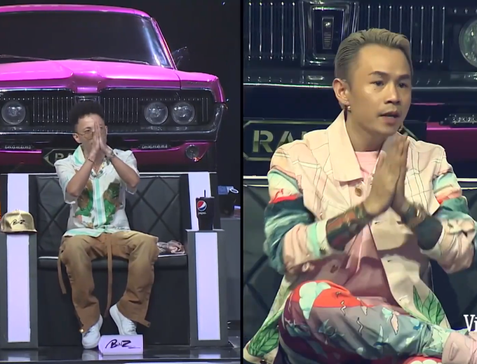 Clip: Rhymastic nhái giọng 4 HLV Rap Việt quá lầy lội, Trấn Thành rủ ngay đi diễn hài! - Ảnh 8. Clip: Rhymastic nhái giọng 4 HLV Rap Việt quá lầy lội, Trấn Thành rủ ngay đi diễn hài! - Ảnh 8.