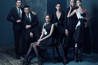 Dàn chân dài trình diễn BST thu đông cho Đỗ Mạnh Cường