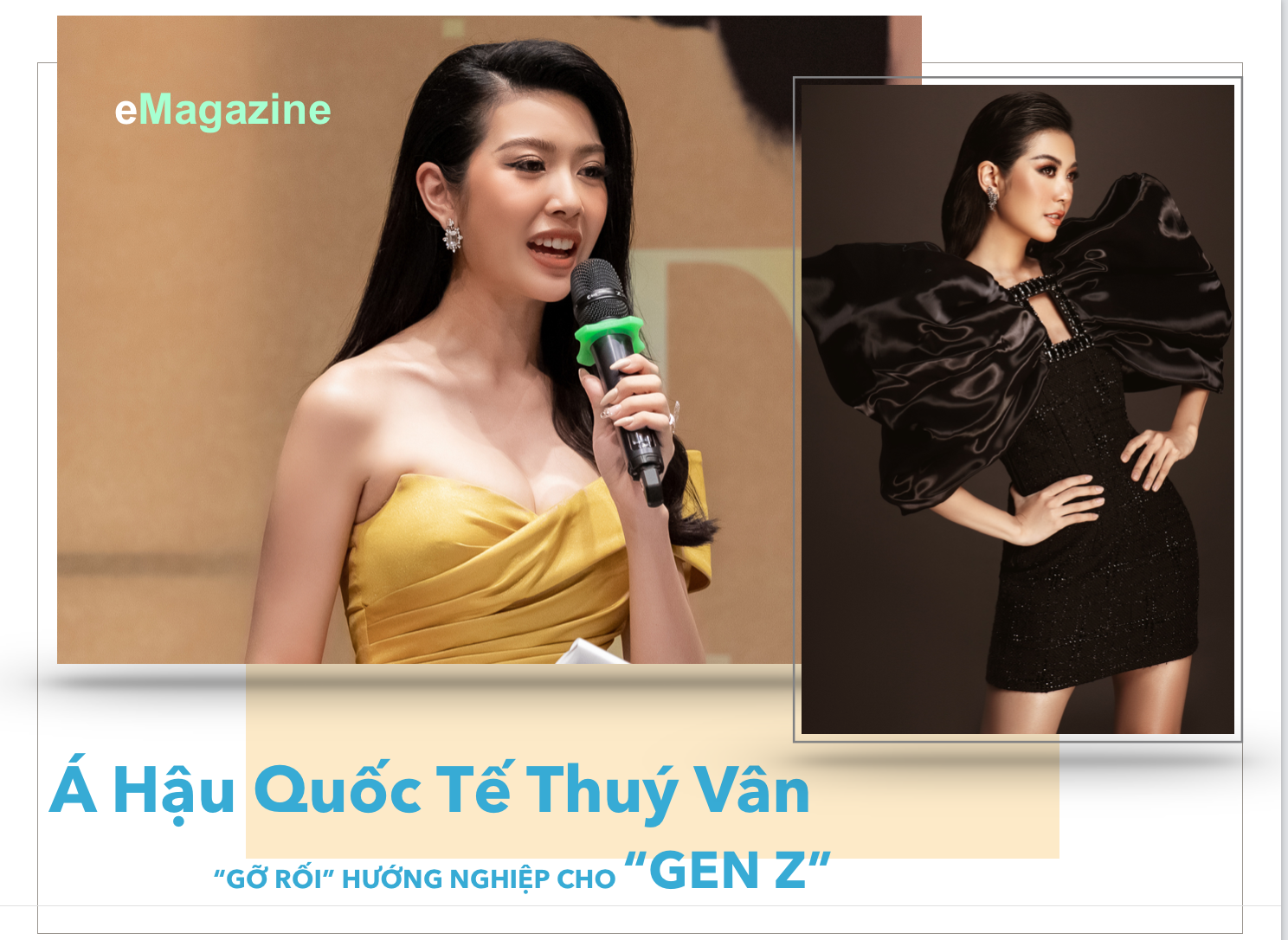 Á hậu Quốc tế Thúy Vân gỡ rối "khủng hoảng hướng nghiệp" cho Gen Z