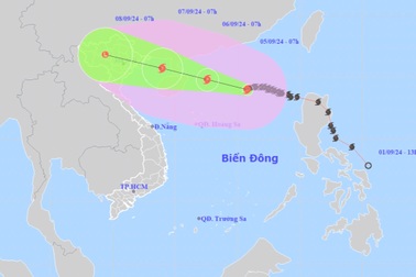 Bão Yagi gây sóng lớn ven biển từ Thanh Hóa đến Quảng Ninh