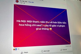 Sự thật thông tin "thanh niên thu 50 triệu đồng sau 1 ngày tố giác vi phạm"