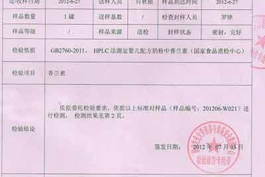 Phát hiện sữa Mead Johnson chứa chất thơm hại gan, thận