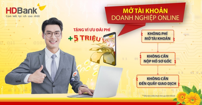 Mở tài khoản, vay online và nhận ưu đãi lãi vay từ HDBank  - Ảnh 3.