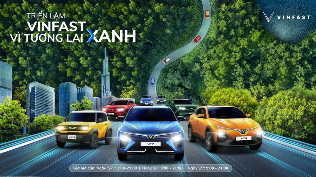 Ra mắt bộ tứ xe điện VinFast mới tại triển lãm VinFast - Vì tương lai xanh - 1 Ra mắt bộ tứ xe điện VinFast mới tại triển lãm VinFast - Vì tương lai xanh - 1