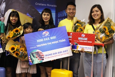 Trao giải chương trình bốc thăm trúng thưởng thương hiệu American Tourister