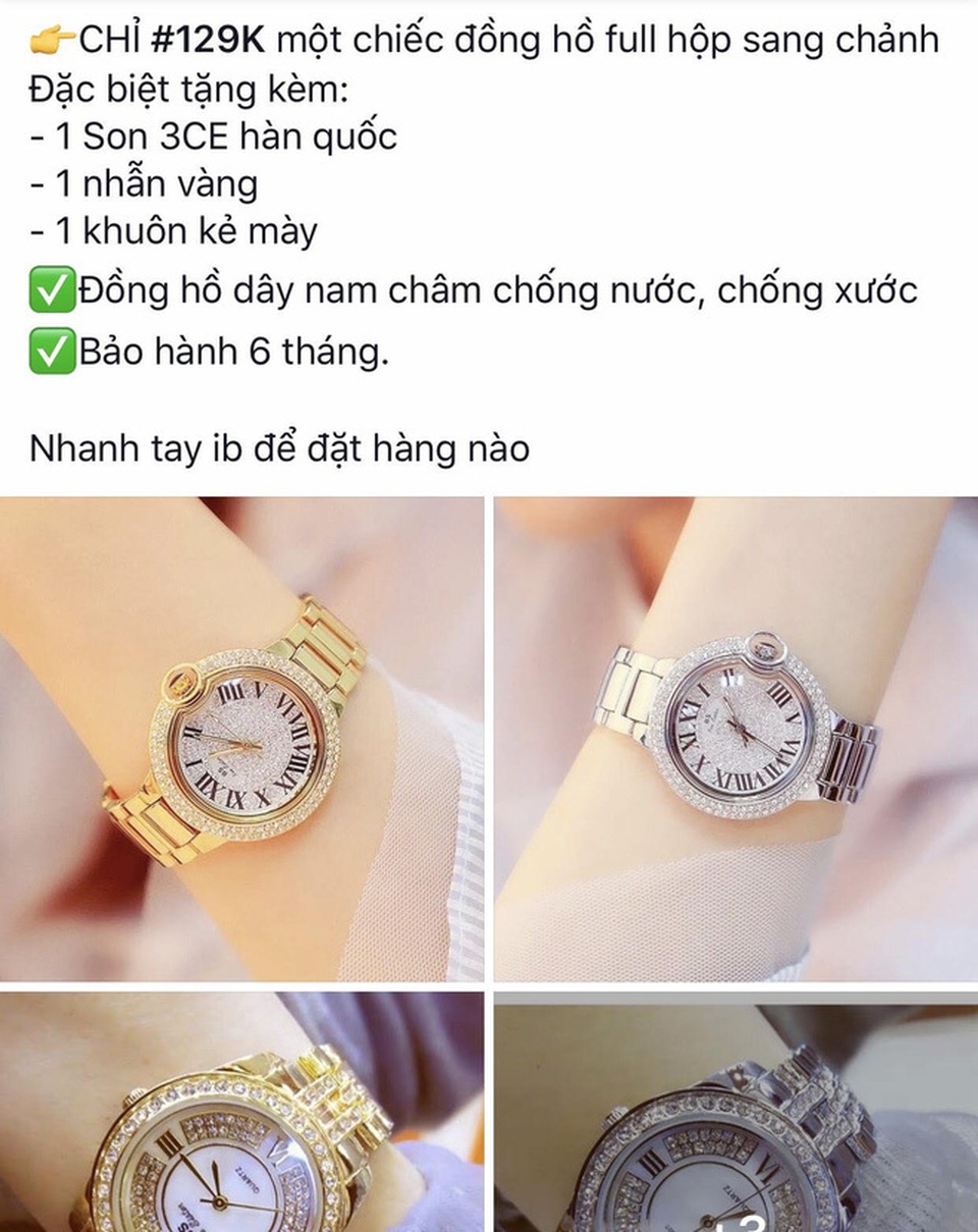 Đặt đồng hồ sang chảnh, nhận về đồng hồ nhựa, cô gái lên mạng than liền bị mắng - 2 Đặt đồng hồ sang chảnh, nhận về đồng hồ nhựa, cô gái lên mạng than liền bị mắng - 2