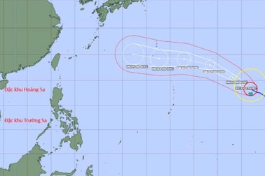 Siêu bão Dolphin mạnh trên cấp 17, duy trì sức gió hơn 200km/h