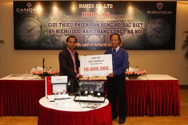 Phát hành đồng hồ đặc biệt chào mừng Đại lễ 1000 năm Thăng Long - Hà Nội