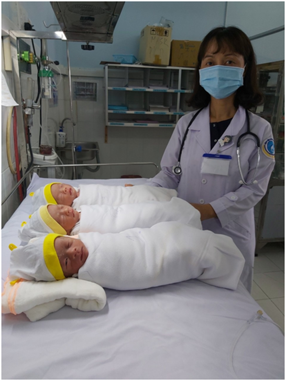 Ca sinh 3 bé trai có thai tự nhiên hiếm gặp ở An Giang - 1 Ca sinh 3 bé trai có thai tự nhiên hiếm gặp ở An Giang - 1