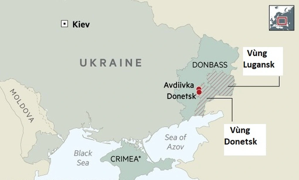 Nga đánh điểm huyệt hiểm hóc khiến quân Ukraine ở Avdiivka choáng váng, sụp đổ - 1 Nga đánh điểm huyệt hiểm hóc khiến quân Ukraine ở Avdiivka choáng váng, sụp đổ - 1