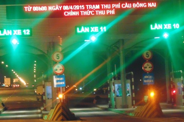 Chính thức thu phí cầu Đồng Nai mới