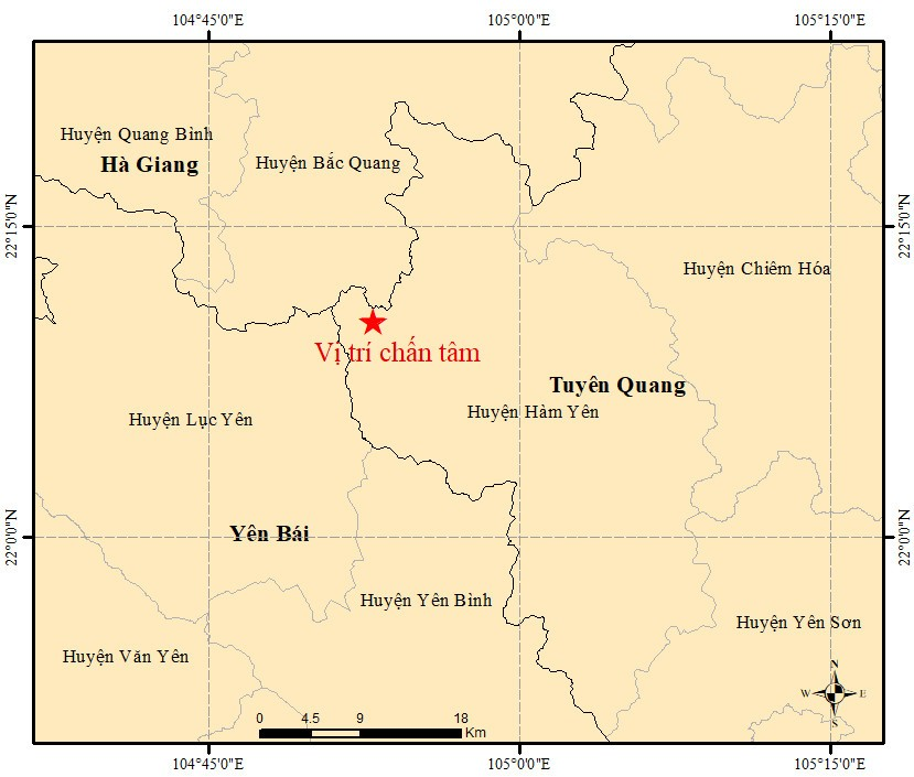 Động đất xảy ra ở Tuyên Quang, người dân Yên Bái cảm nhận rõ rung lắc - 1