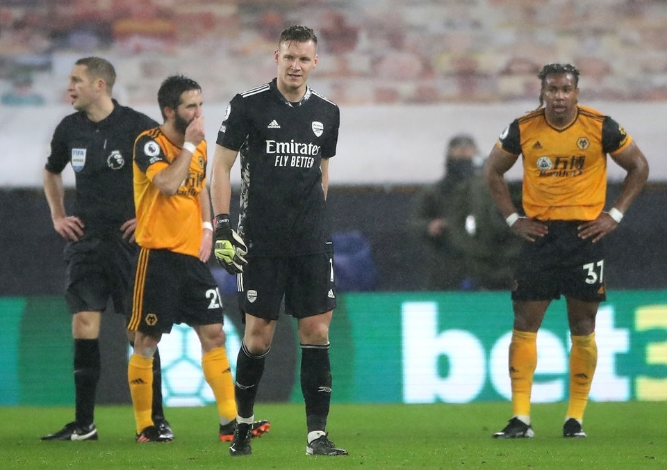 Wolves 2-1 Arsenal: Luiz, Leno cùng nhận thẻ đỏ - 5 Wolves 2-1 Arsenal: Luiz, Leno cùng nhận thẻ đỏ - 5