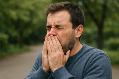 Người đàn ông bị rách khí quản vì cố nhịn hắt hơi