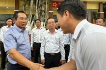 Chủ tịch Nguyễn Văn Được làm việc với 36 xã, phường ở TPHCM