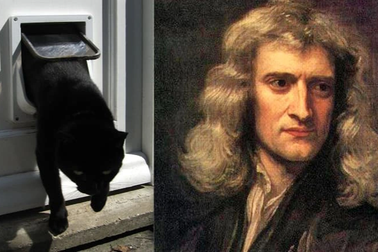 Isaac Newton phát minh ra lỗ mèo chui thế nào?