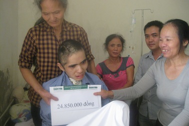 Gần 25 triệu đến với em Trần Văn Hòa 