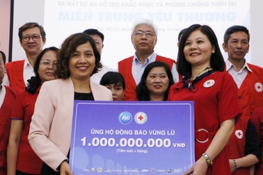 Chung tay cùng Hội Chữ thập Đỏ “vì miền Trung yêu thương”