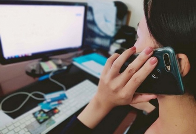 sau khi nghe điện thoại từ đối tượng giả mạo Đại tá Công an, người phụ nữ mất 6 tỷ đồng (Ảnh MH).