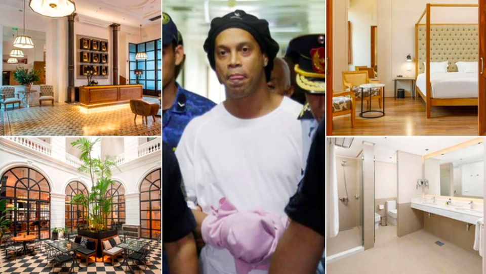 Ronaldinho ở khách sạn hạng sang trong thời gian quản thúc - 1 Ronaldinho ở khách sạn hạng sang trong thời gian quản thúc - 1