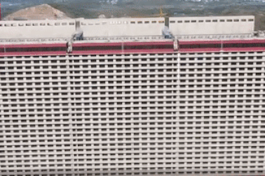 Tòa nhà 26 tầng xây cho... đàn lợn hàng nghìn con ở